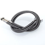 Maxbell Stainless Steel Woven Hose Hot Cold Water Inlet Pipe M10x1 G1/2" DN15 60cm