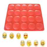 Maxbell  Silicone Bake Face Chocolate Mold DIY Mould Baking Equipment Ice Cube Tray