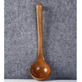 Max Wooden Spoon Soup Ladle Dessert Ice Cream Tea Coffee Spoon A Ladle 30cm