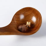 Max Wooden Spoon Soup Ladle Dessert Ice Cream Tea Coffee Spoon A Ladle 30cm