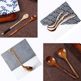 Max Wooden Spoon Soup Ladle Dessert Ice Cream Tea Coffee Spoon A Ladle 30cm
