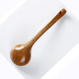 Max Wooden Spoon Soup Ladle Dessert Ice Cream Tea Coffee Spoon A Ladle 30cm