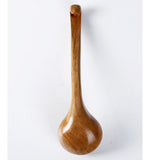 Max Wooden Spoon Soup Ladle Dessert Ice Cream Tea Coffee Spoon A Ladle 30cm