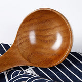 Max Wooden Spoon Soup Ladle Dessert Ice Cream Tea Coffee Spoon A Ladle 30cm