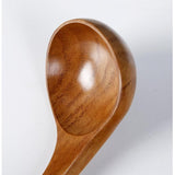 Max Wooden Spoon Soup Ladle Dessert Ice Cream Tea Coffee Spoon A Ladle 30cm