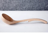 Max Wooden Spoon Soup Ladle Dessert Ice Cream Tea Coffee Spoon B Spoon 19.5cm