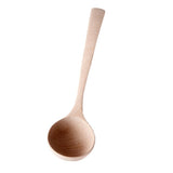 Max Wooden Spoon Soup Ladle Dessert Ice Cream Tea Coffee Spoon C Spoon 23.5cm