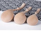 Max Wooden Spoon Soup Ladle Dessert Ice Cream Tea Coffee Spoon C Spoon 23.5cm