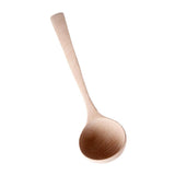Max Wooden Spoon Soup Ladle Dessert Ice Cream Tea Coffee Spoon C Spoon 23.5cm