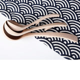 Max Wooden Spoon Soup Ladle Dessert Ice Cream Tea Coffee Spoon C Spoon 23.5cm