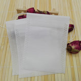 Maxbell 50 pieces Empty Tea Filter Bags Loose Herbs Teabag with Drawstring 7x10cm