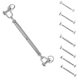 Maxbell Stainless Steel Closed Body Turnbuckle Jaw Wire Rope Fork Rigging Screw M5