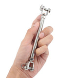 Maxbell Stainless Steel Closed Body Turnbuckle Jaw Wire Rope Fork Rigging Screw M6