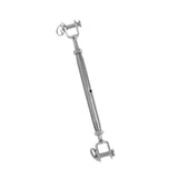 Maxbell Stainless Steel Closed Body Turnbuckle Jaw Wire Rope Fork Rigging Screw M6