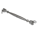 Maxbell Stainless Steel Closed Body Turnbuckle Jaw Wire Rope Fork Rigging Screw M8