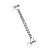 Maxbell Stainless Steel Closed Body Turnbuckle Jaw Wire Rope Fork Rigging Screw M8