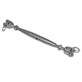 Maxbell Stainless Steel Closed Body Turnbuckle Jaw Wire Rope Fork Rigging Screw M10