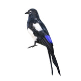 Max Artificial Feathered Animal Bird Garden Figurine Decor Magpie