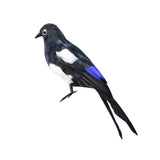 Max Artificial Feathered Animal Bird Garden Figurine Decor Magpie