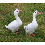 Max Artificial Feathered Animal Bird Garden Figurine Decor Goose