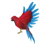 Max Artificial Bird Feather Realistic Home Garden Decor Ornament Parrot 3
