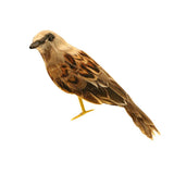 Maxbell Artificial Bird Feathered Realistic Sparrow Home Garden Decor Ornament 1