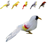 Maxbell Artificial Bird Feathered Realistic Sparrow Home Garden Decor Ornament 2