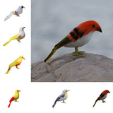 Maxbell Artificial Bird Feathered Realistic Sparrow Home Garden Decor Ornament 2