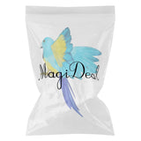 Maxbell Artificial Feathered Animal Bird Garden Figurine Decor Parrot Light Blue