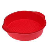 Maxbell  8inch Round Silicone Mold Cake Pan Mousse Bread Pizza Tray Baking Tool