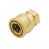 Max Pressure Washer Quick Release Socket 15mm to 3/8 Female Brass Connector