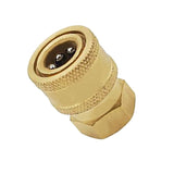 Max Pressure Washer Quick Release Socket 15mm to 3/8 Female Brass Connector