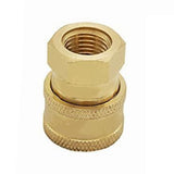 Max Pressure Washer Quick Release Socket 15mm to 3/8 Female Brass Connector