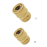 Max Pressure Washer Quick Release Socket 15mm to 3/8 Female Brass Connector