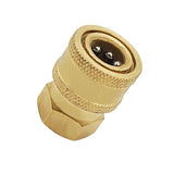 Max Pressure Washer Quick Release Socket 15mm to 3/8 Female Brass Connector