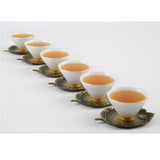 Maxbell  Creative Alloy Heat Insulation Coffee Tea Cup Mug Mat Pad Coaster Leaf