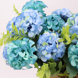 Maxbell Artificial Chrysanthemum Flowers Wedding Bouquet Party Home Decor Blue