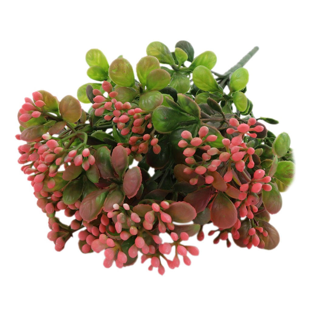 Artificial Milan Fruit Bouquet Home Office Vase Flower Decoration Red