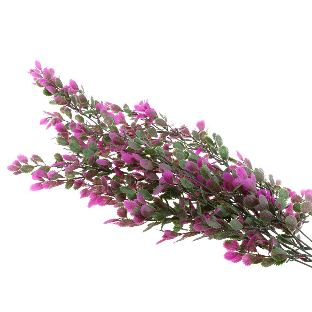 Artificial Fake Silk Flower Bouquet Party Decoration 4 Colors Fuchsia
