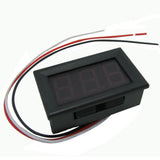 Max 3 Wire Digital Display Volt Voltage Meter Voltmeter Car Motor 0.56'' Green