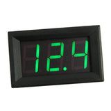 Max 3 Wire Digital Display Volt Voltage Meter Voltmeter Car Motor 0.56'' Green