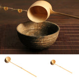 Max Japanese Tea Ladle Bamboo Water Ladle Water Dipper Soup Wine Scoop Spoon L