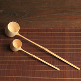 Max Japanese Tea Ladle Bamboo Water Ladle Water Dipper Soup Wine Scoop Spoon L