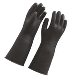 Max Long Industrial Rubber Latex Gloves Work Safety Gardening Gloves Black 55cm