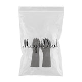 Max Long Industrial Rubber Latex Gloves Work Safety Gardening Gloves Black 55cm