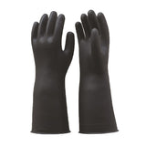 Max Long Industrial Rubber Latex Gloves Work Safety Gardening Gloves Black 55cm