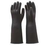 Max Long Industrial Rubber Latex Gloves Work Safety Gardening Gloves Black 60cm
