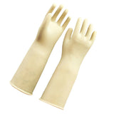 Max Long Industrial Rubber Latex Gloves Work Safety Gardening Gloves White 60cm