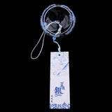 Max Japanese Style Glass Windchime Hanging Blessing Bells Home Wind Chimes 8