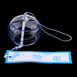Max Japanese Style Glass Windchime Hanging Blessing Bells Home Wind Chimes 9